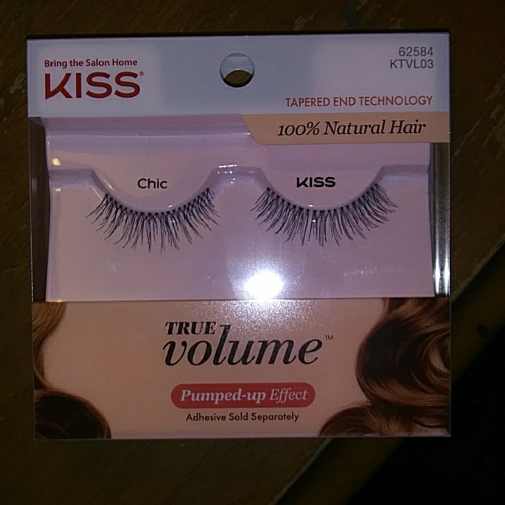 KISS 100% natural hair true volume false eyelashes